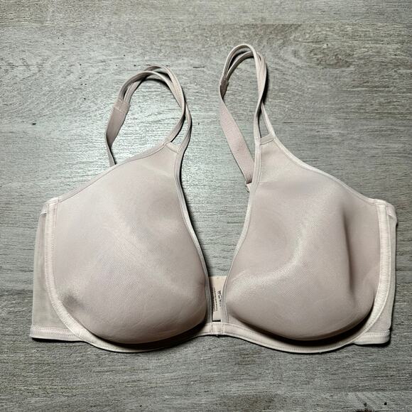 ThirdLove Plunge Bra Bare Mesh Beige 34E - Picture 2 of 4